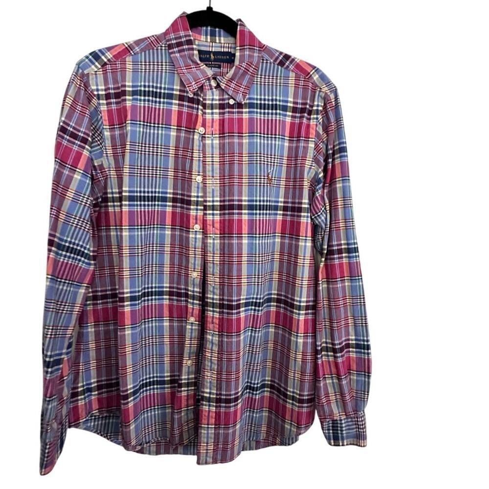 Ralph Lauren Men's Multicolor Classic Fit Long Sleeves Button Down Shirt Size M